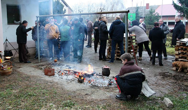 A karancsi Szabó Pincészetben is tartottak Vince-napot