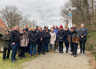 Újabb magyar keresztet újítottak föl Szlavóniában