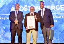 Ágoston Gergely életműdíjat kapott Lovranban