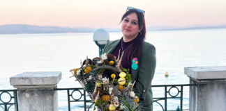 Kopács ihlette kreáció Opatijában – Kuruc Veronika a Floral Week színpadán