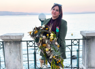 Kopács ihlette kreáció Opatijában – Kuruc Veronika a Floral Week színpadán
