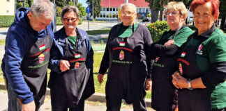 A Grubišno Polje-i magyarok a városi majálison