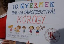 10. alkalommal rendeztek még a kórógyi Gyermek Dal- és Táncfesztivált
