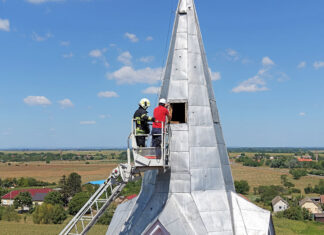 Darázsi templomtorony: azonnali beavatkozásra volt szükség