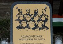 Megemlékezést tartottak az aradi vértanúkról Bellyén